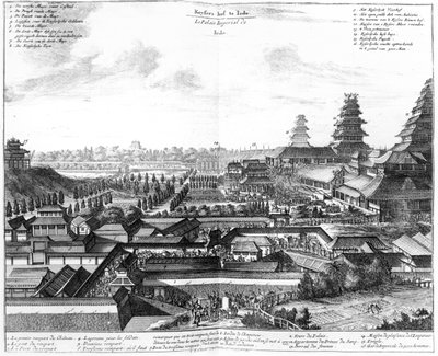 Le Palais Impérial Edo, 1725 - Dutch School